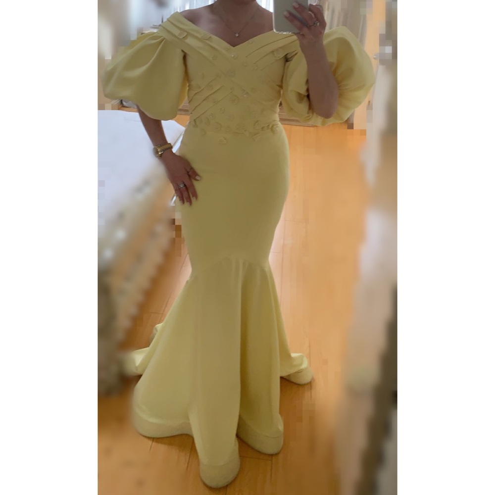 MNM couture formal mermaid gown